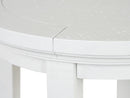 Heron Cove - Round Accent End Table - Chalk White