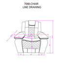 Raize - Power Recliner With LED Functionality - Gray
