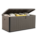 100 Gallon Large Deck Box with Lockable Lid for Patio by DirectDeals