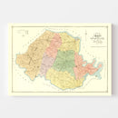 Vintage Map of Chesterfield County, Virginia 1888