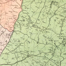 Vintage Map of Chesterfield County, Virginia 1888
