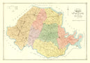 Vintage Map of Chesterfield County, Virginia 1888