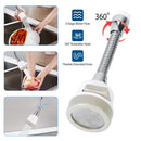 Movable Kitchen Tap Head 360¡ Rotatable Swivel Water-Saving Faucet Anti-Splash Sink Tap Head Spray Aerator w/ Three Modes Flexible Extended Hose For H