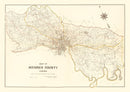 Vintage Map of Henrico County, Virginia 1901