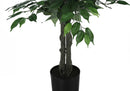 58" Tall Artificial Ficus Tree Indoor Faux Plant by HouseOfZazla