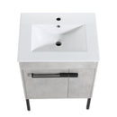 24 Inch Bathroom Vanity, Freestanding Bathroom Vanity or Floating is Optional Conversion-00324CG-1-G-BL9060B(KD-Packing)