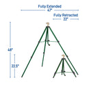 1/2 Inch Brass Impact Sprinkler on Tripod Base 58308