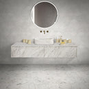 Bathroom Vessel Sink, Semi Polished Surface