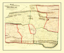 Vintage Map of Rockbridge County, Virginia 1860