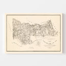 Vintage Map of Goochland County, Virginia 1863