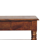 Turned Legs Drawer Table by Unique Piece Furniture
