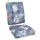 2Pcs Rocking Chair Cushion Upper And Lower Back And Seat Sets with Non-Slip Ties Polyester Fiber Filling Comfortable for Indoor Home Office Car