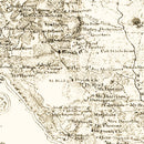 Vintage Map of Charlotte County, Virginia 1864