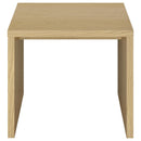 Canoga Engineered Wood Accent Side End Table Light Oak