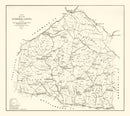 Vintage Map of Lunenburg County, Virginia 1871