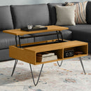 Hunter - Lift Top Coffee With Hidden Storage - Oak by HouseOfZazla