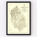Vintage Map of Madison County, Virginia 1875