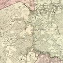 Vintage Map of Norfolk County, Virginia 1887