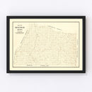 Vintage Map of Mecklenburg County, Virginia 1860