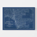 Vintage Map of Cowlitz County, Washington 1897