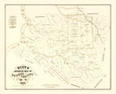 Vintage Map of Wetzel County, West Virginia 1865