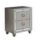 Chloe - Nightstand - Gemstone Silver