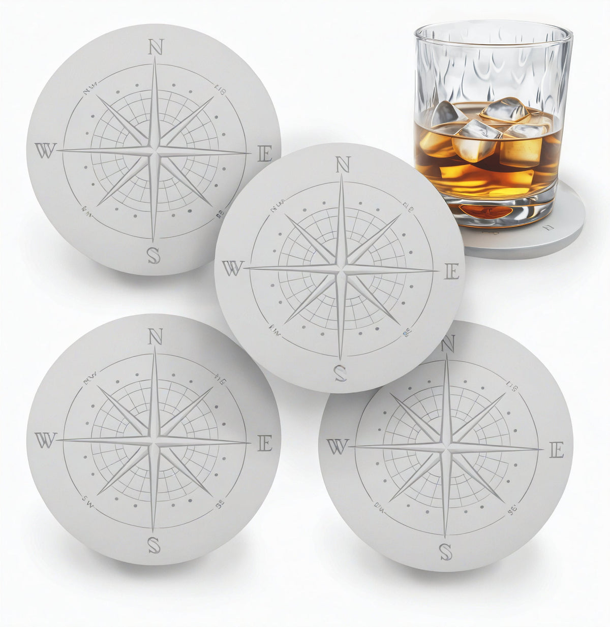 Compass Drink Coasters