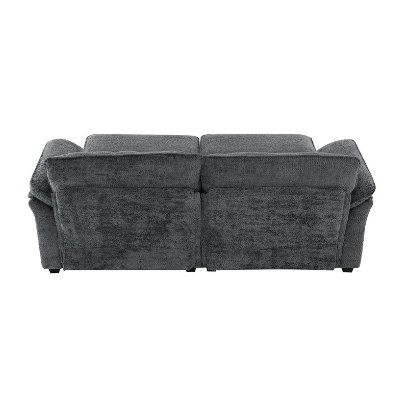 Free Combination Modular Convertible Sectional Sofa Bed Set, 4 Seat Upholstered Sleeper Corner Couch, Deep-Seat Loveseat with Ottoman for Living Room, Office, Apartment,2 Colors