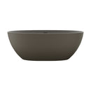 55'' Freestanding Bathtub Resin Stone Soaking Bathtub
