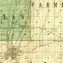 Vintage Map of Jefferson County, Wisconsin 1900