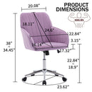 Adjustable Ergonomic Office Chair, Swivel Backrest Seat by Unique Piece Furniture