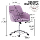 Adjustable Ergonomic Office Chair, Swivel Backrest Seat by HouseOfZazla