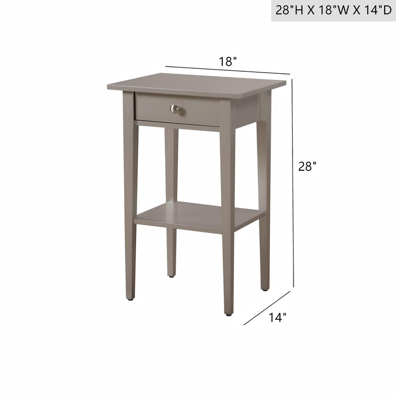 Dalton - Nightstand - Silver Champagne, photo 4 of 6