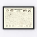 Vintage Map of Eau Claire County, Wisconsin 1878