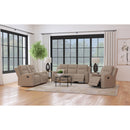 Slater - Upholstered Recliner Chair With Manual Recline - Taupe by HouseOfZazla