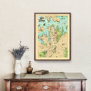Vintage Map of Sydney, Australia 1909