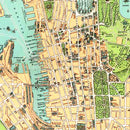 Vintage Map of Sydney, Australia 1909