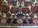 5.5' X 10.5' Antique Handmade Indian Floral Oriental Wool Rug Tribal Veg Dye Nice