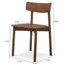 Dining Chair (Set of 2) - Rich Walnut by Unique Piece Furniture