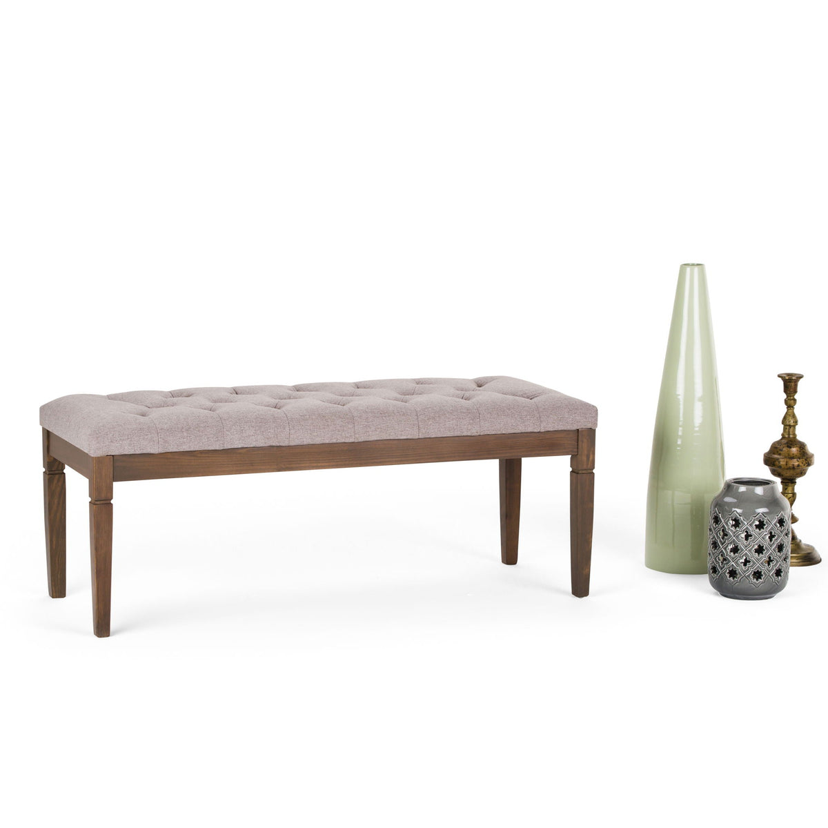 Waverly - Upholstered Tufted Ottoman Bench, photo 11 of 26