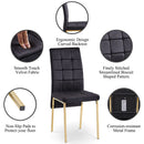 High Back Nordic Dining Chair Modern Chair With Color Legs by Unique Piece Furniture