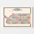 Vintage Map of Sully County, South Dakota 1916