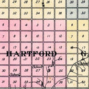 Vintage Map of Sully County, South Dakota 1916