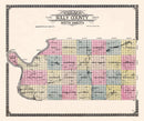 Vintage Map of Sully County, South Dakota 1916