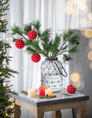 D3.9" Christmas Ball Ornaments, Set of 6