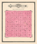 Vintage Map of Fairview Township, Sully County, South Dakota 1916