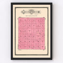 Vintage Map of Fairview Township, Sully County, South Dakota 1916