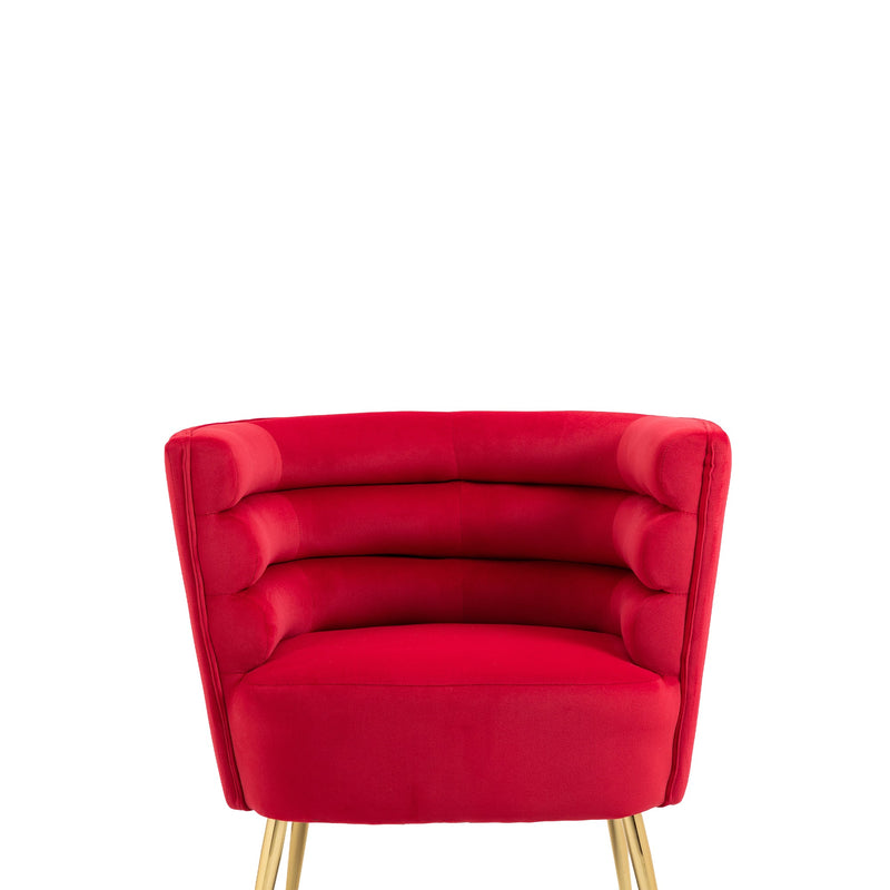 Accent Chair, leisure single chair with Golden feet