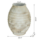 22.4x22.4x30.5" Large Magnesium Flower Pot with Weathered Finish by HouseOfZazla