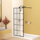 Framed Glass Shower Screen - Matte Black by HouseOfZazla